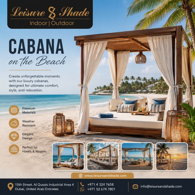 Create a Stylish Cabana on the Beach for Luxury Outdoor Living